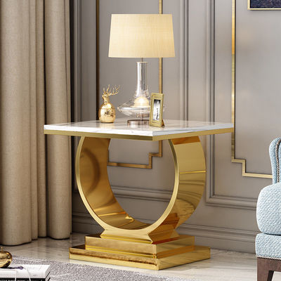 購入 軽量 豪華 ステンレス スチール 広形 リビング ソファ サイドテーブル online manufacture