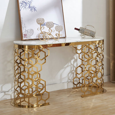 購入 ロングマーブルエントランスコンソールテーブル 120cm/150cm カスタマイズされた色 online manufacture