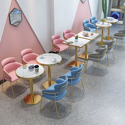 購入 ホテル や カフェ に 適した 現代 的 な 丸型 商談 テーブル online manufacture