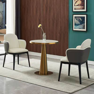 購入 ホテルやコーヒーショップのための現代の丸丸の大理石交渉テーブル online manufacture